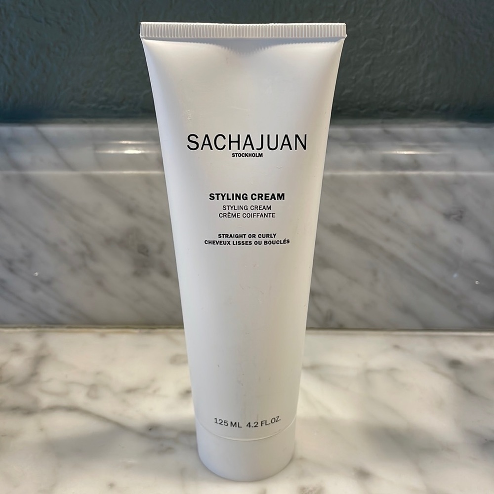 Sachajuan Stockholm Heat Protection Styling Hair Cream Straight Or Curly Hair